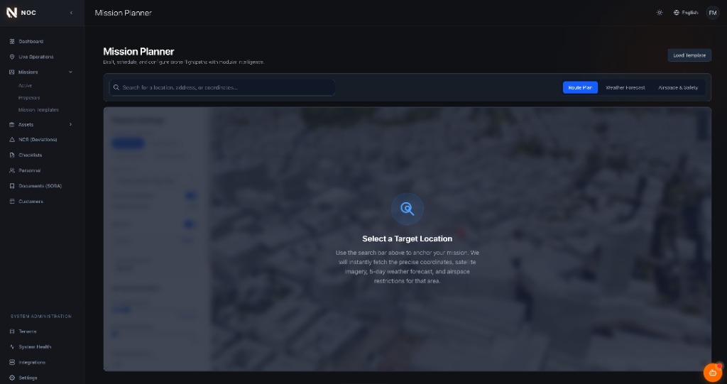 NOC Map Search